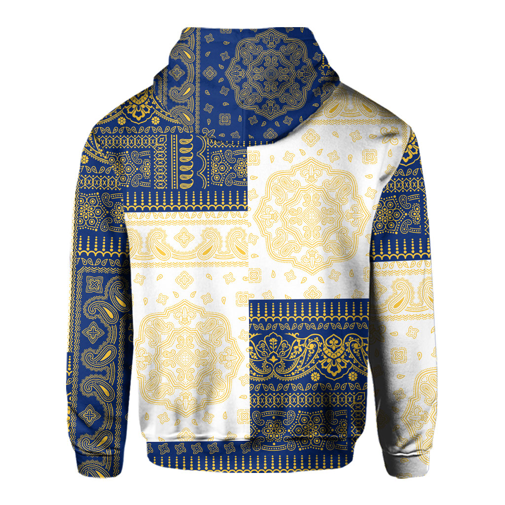 Nauru Hoodie Flag And Paisley Basic Style 3