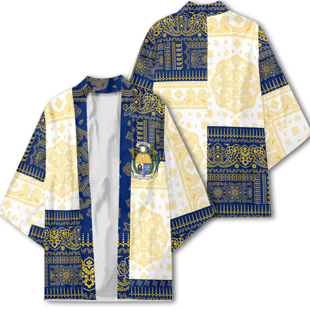 Nauru Kimono Flag And Paisley Basic Style 1