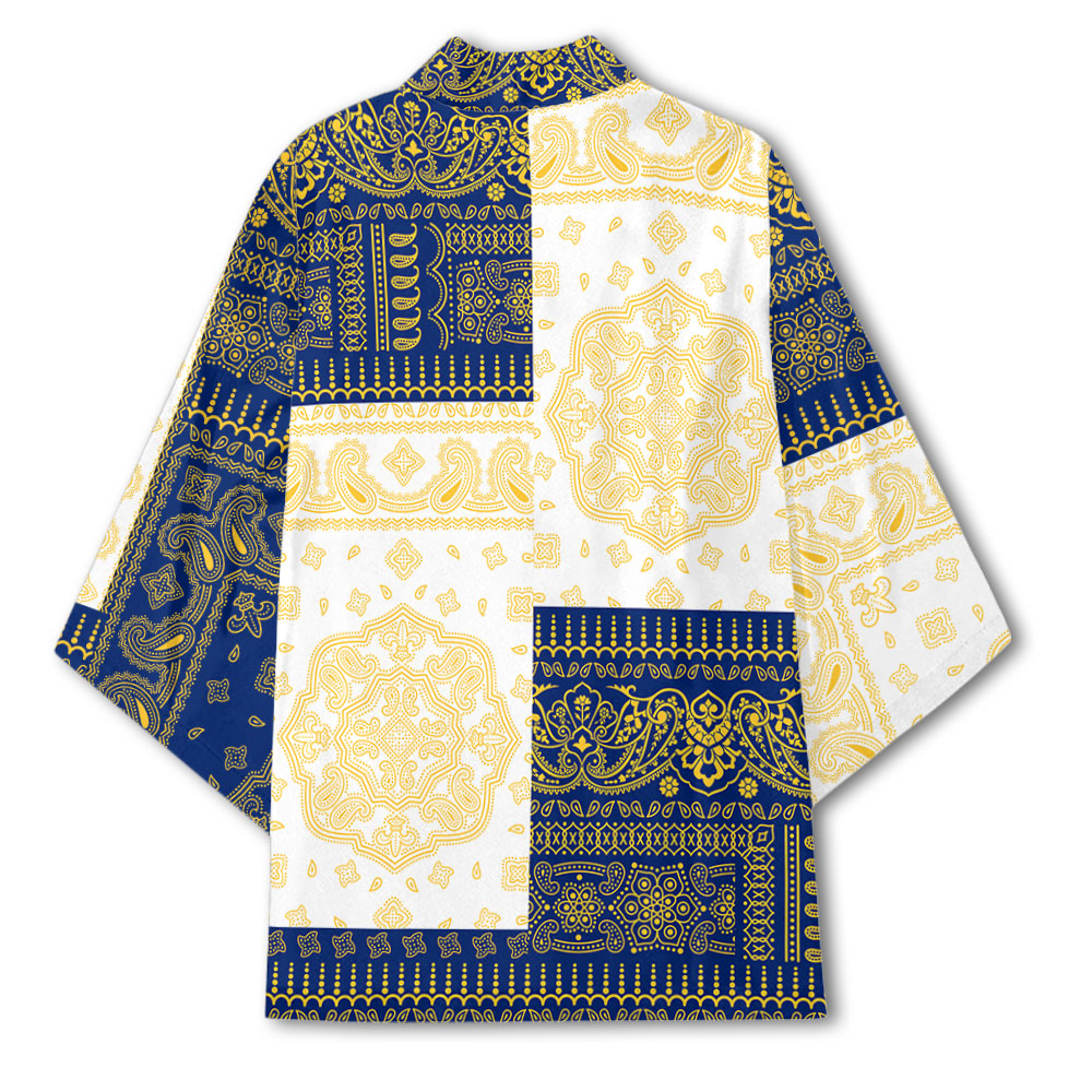 Nauru Kimono Flag And Paisley Basic Style 3