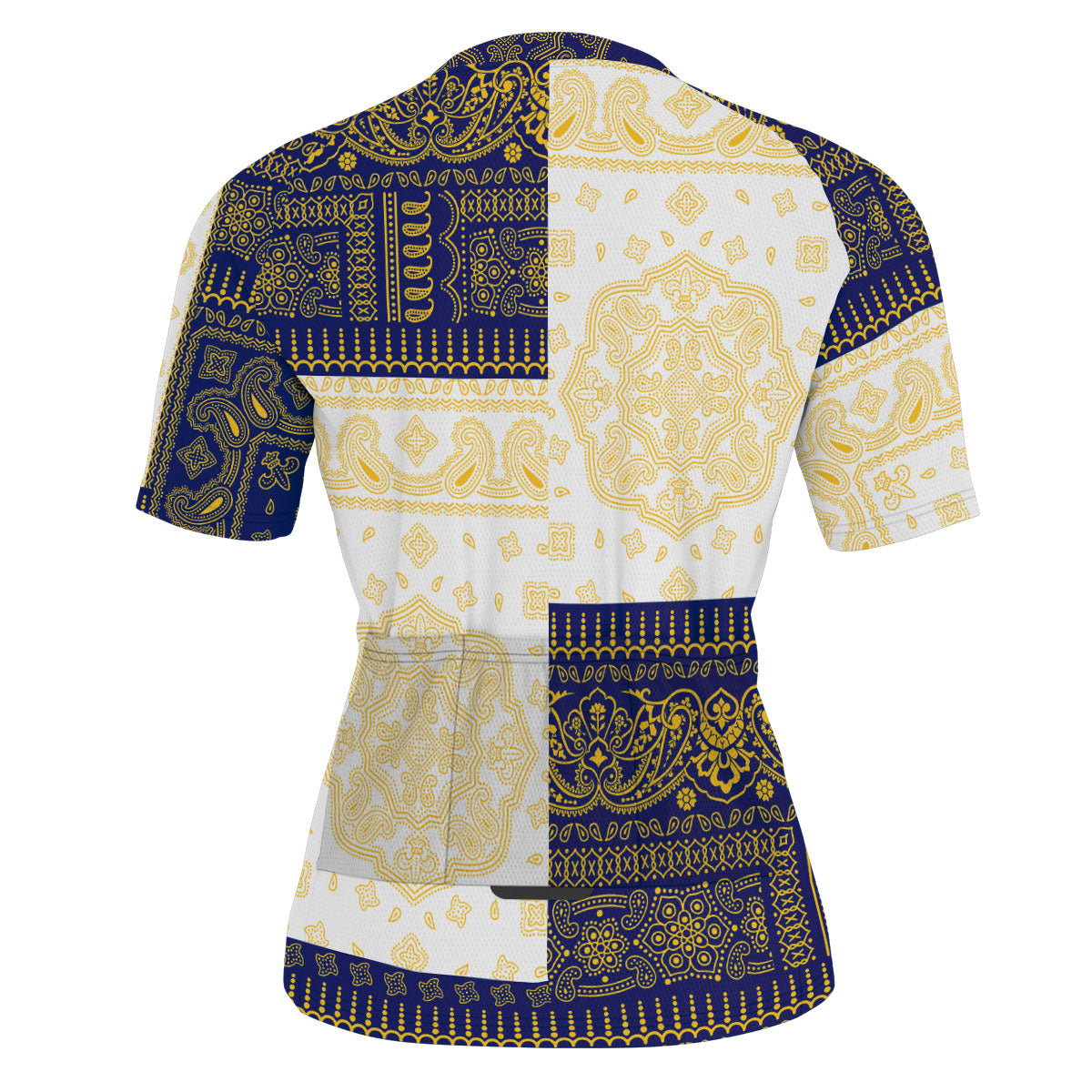 Nauru Men Cycling Jersey Flag And Paisley Basic Style 3