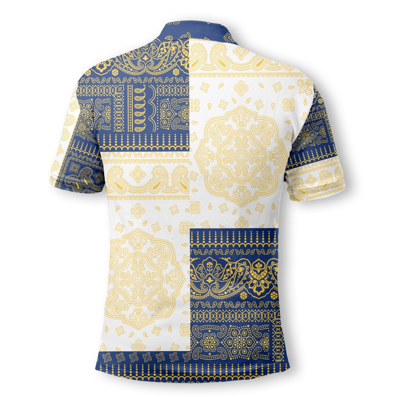 Nauru Polo Shirt Flag And Paisley Basic Style 3