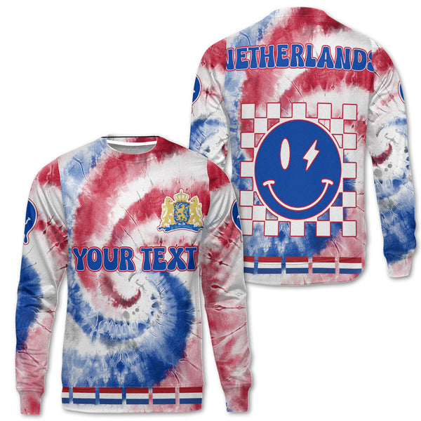 Netherlands Sweatshirt Custom Tie Dye Style 1