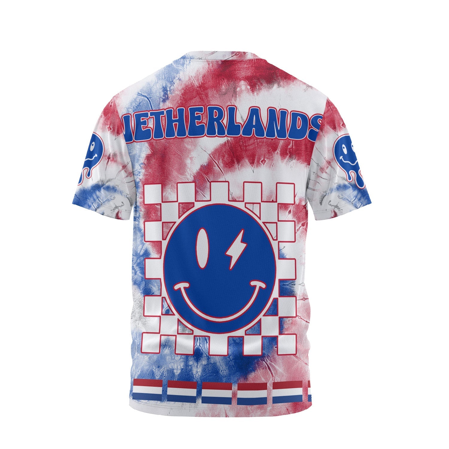 Netherlands T Shirt Custom Tie Dye Style 2