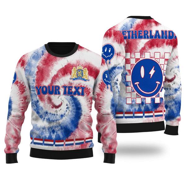 Netherlands Ugly Sweater Custom Tie Dye Style 1