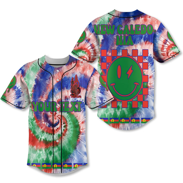 New Caledonia Baseball Jersey Custom Tie Dye Style 1