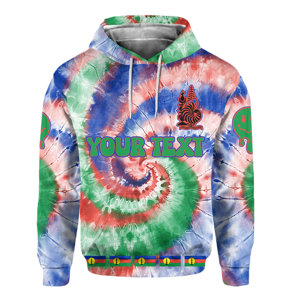 New Caledonia Hoodie Custom Tie Dye Style 2