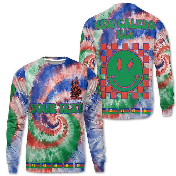 New Caledonia Sweatshirt Custom Tie Dye Style 1