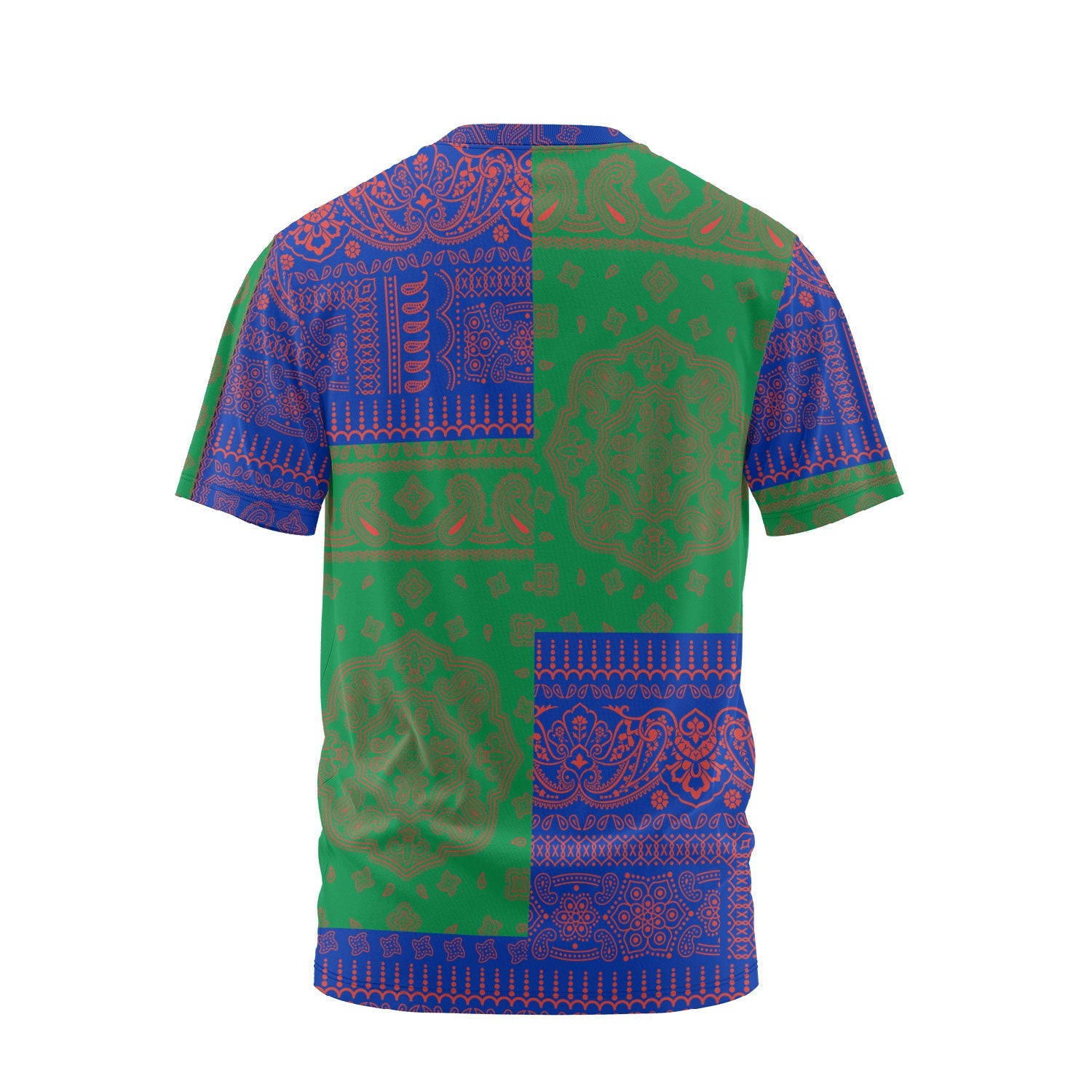 New Caledonia T Shirt Flag And Paisley Basic Style 3