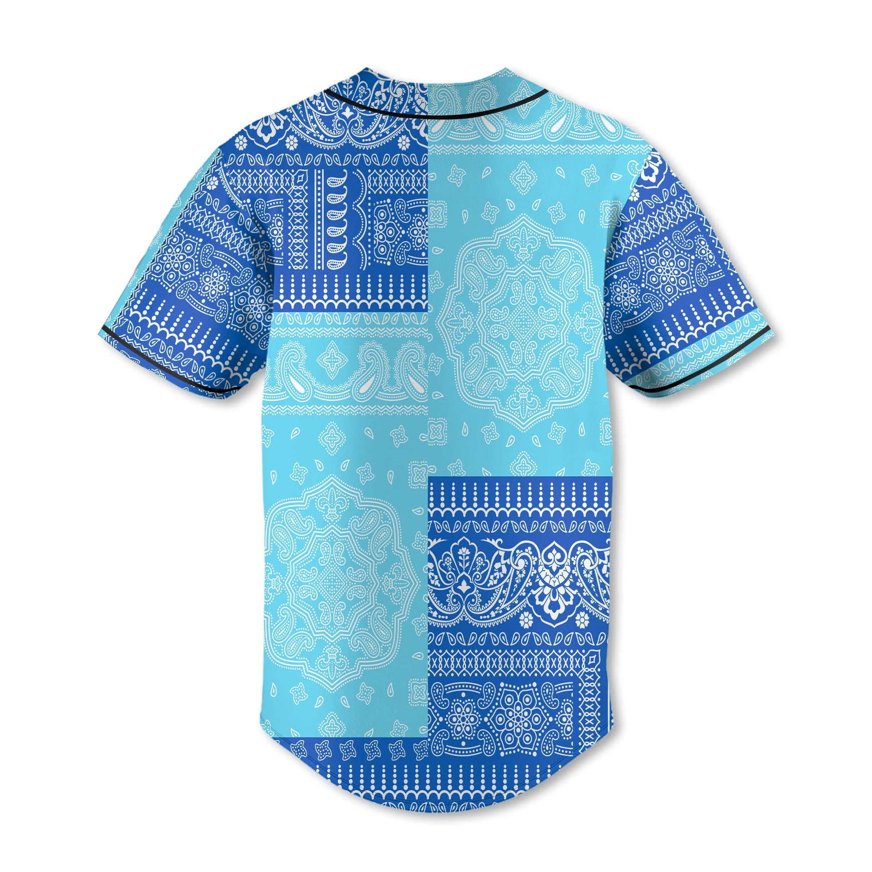 Nicaragua Baseball Jersey Flag And Paisley Basic Style 3