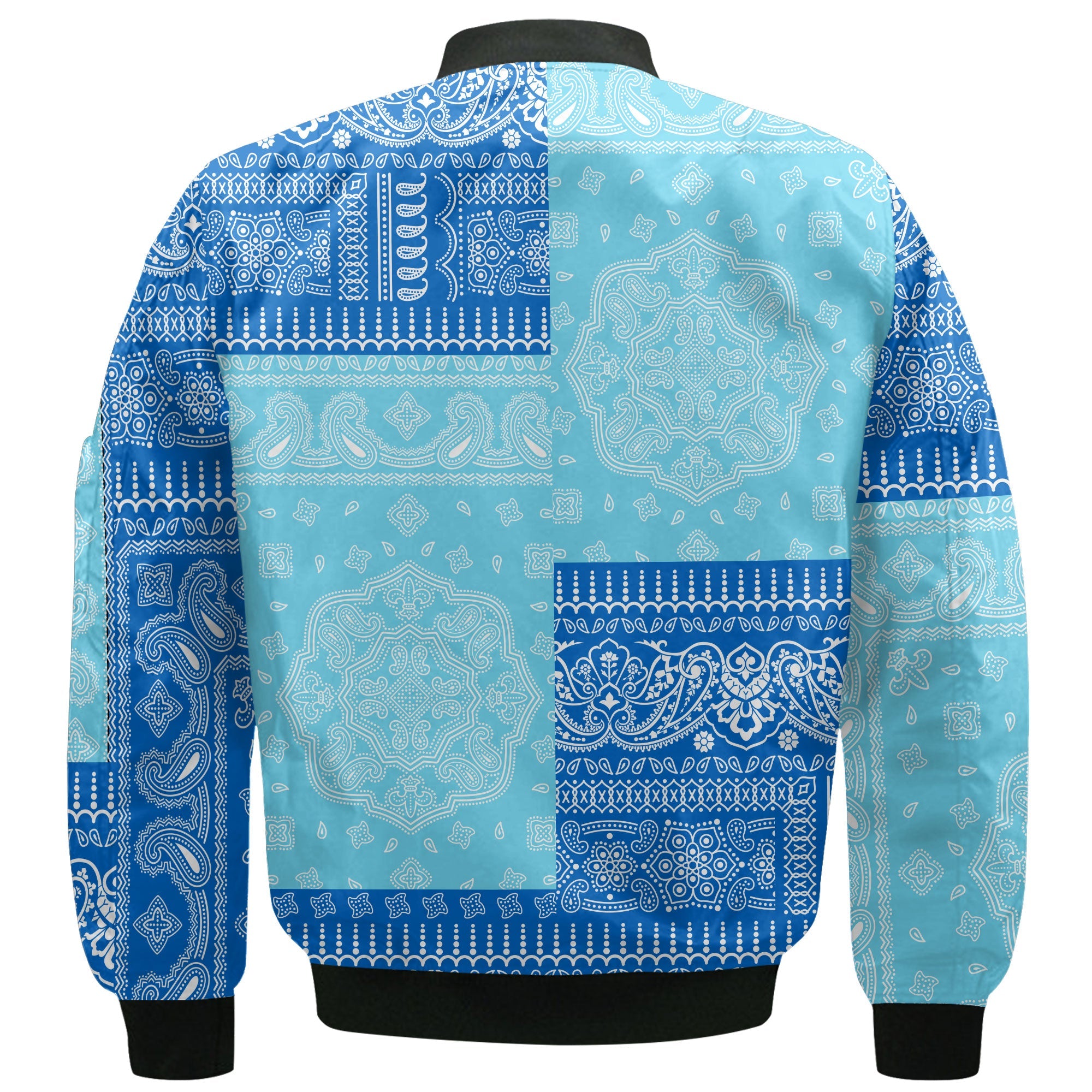 Nicaragua Bomber Jacket Flag And Paisley Basic Style 3