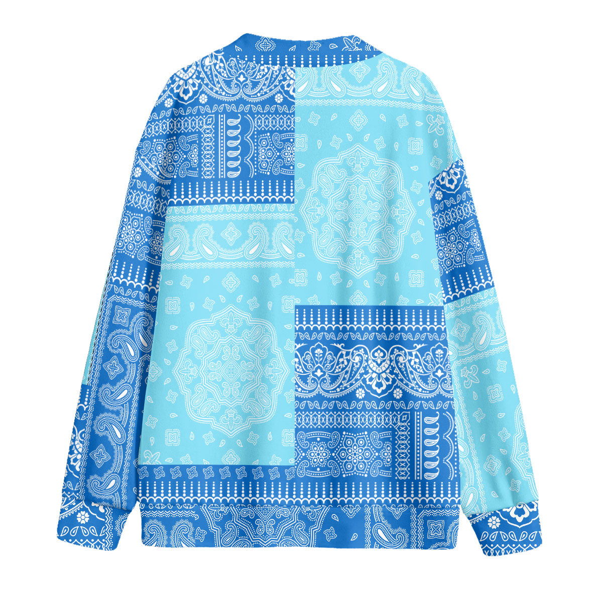 Nicaragua Fleece Cardigan Flag And Paisley Basic Style 2