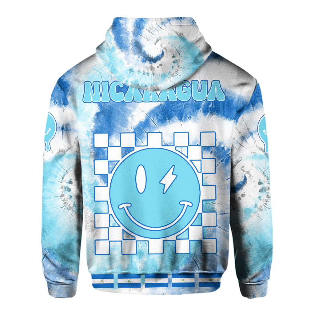 Nicaragua Hoodie Custom Tie Dye Style 3