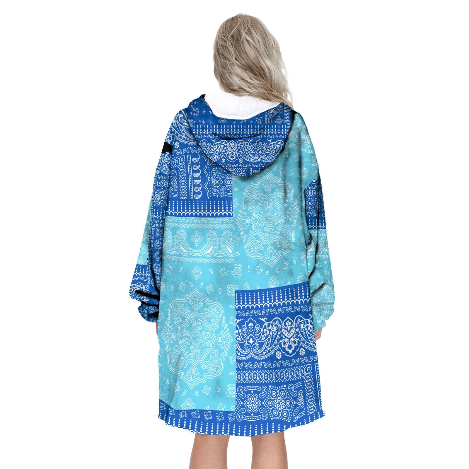 Nicaragua Hoodie Blanket Flag And Paisley Basic Style 3