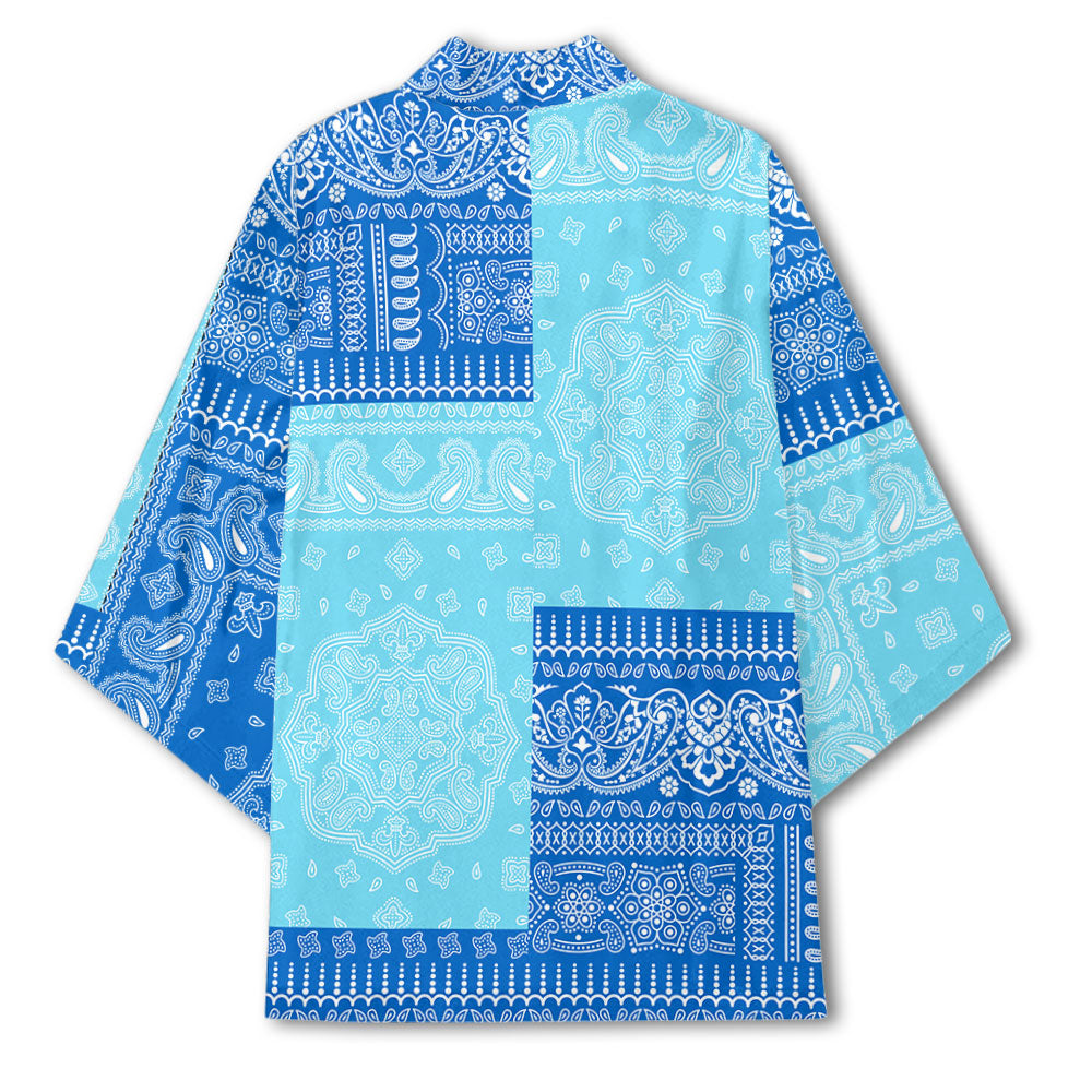 Nicaragua Kimono Flag And Paisley Basic Style 3