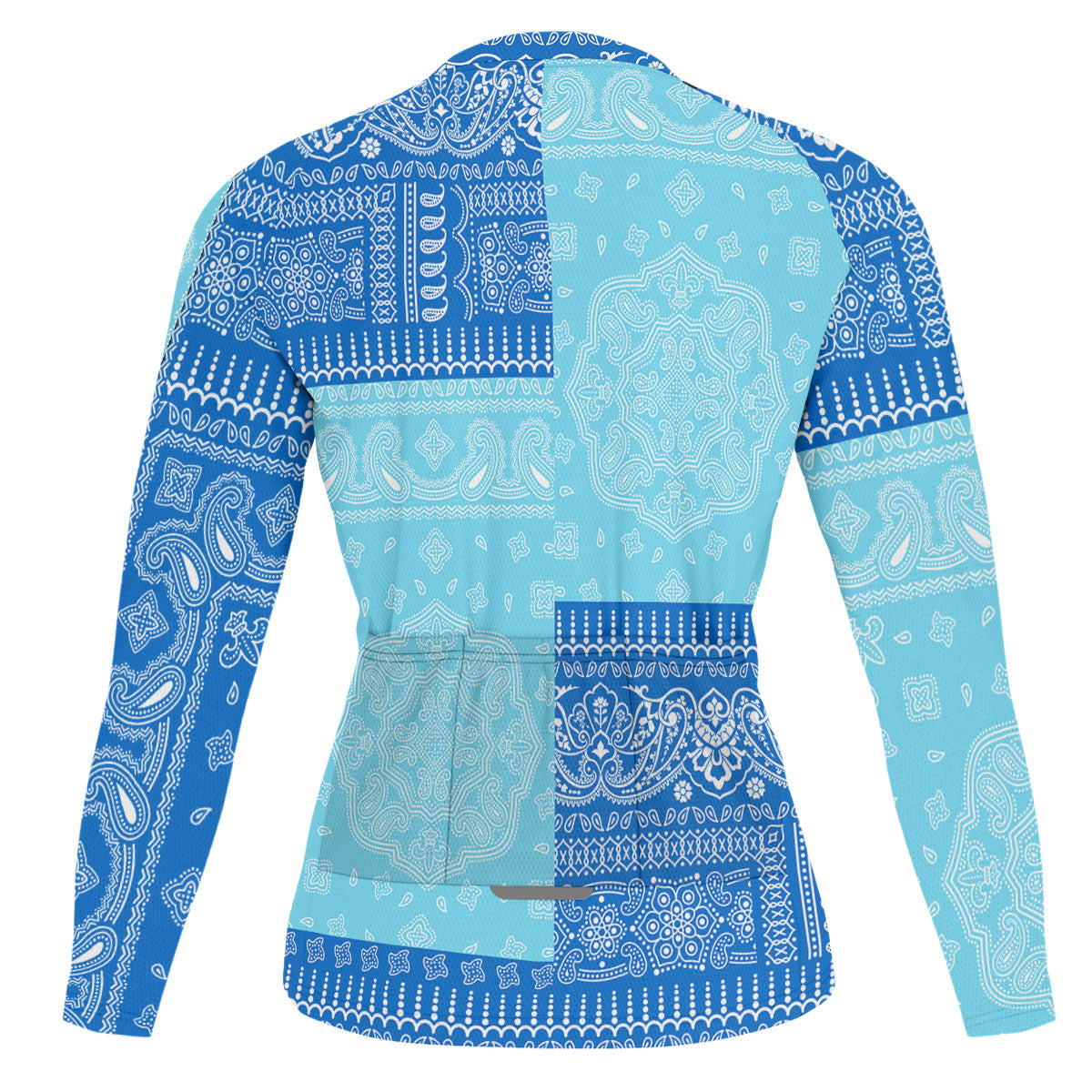 Nicaragua Raglan Men Cycling Jersey Long Sleeve Flag And Paisley Basic Style 2