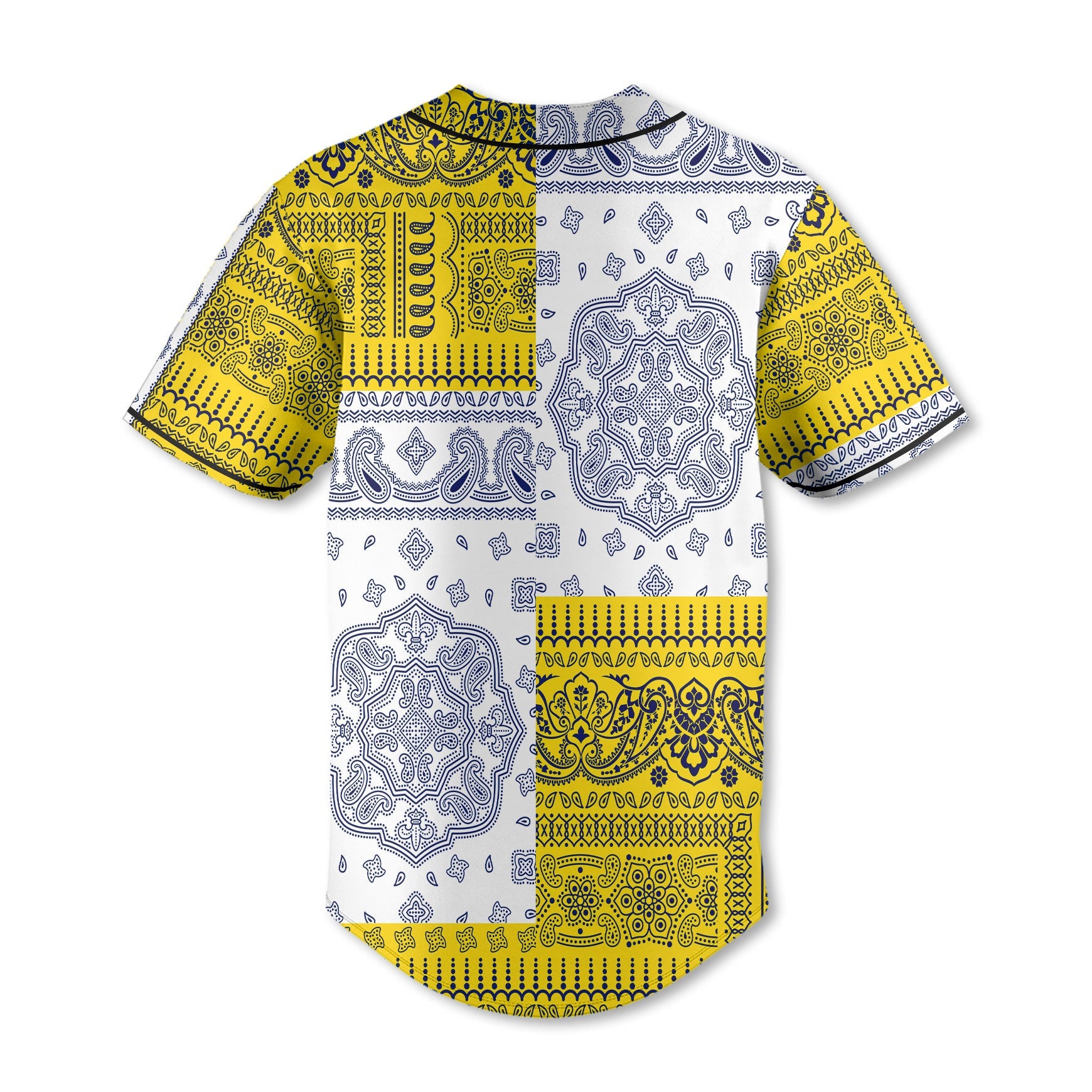 Niue Baseball Jersey Flag And Paisley Basic Style 3