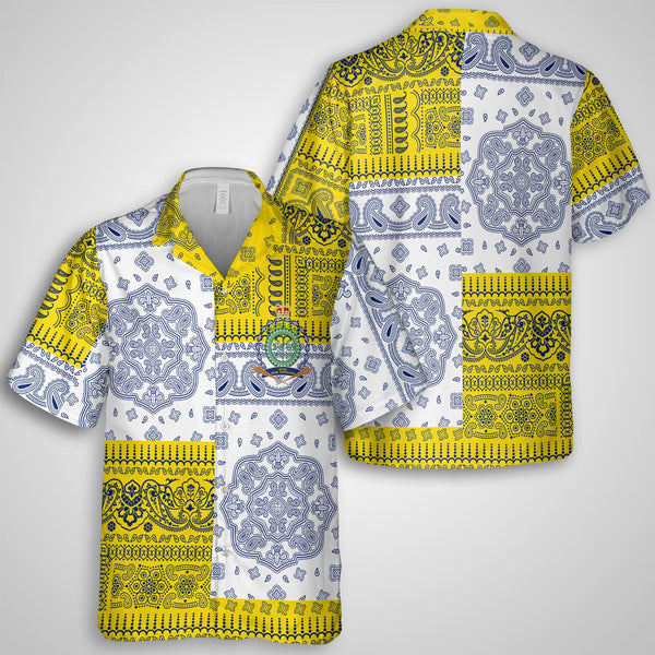 Niue Hawaiian Shirt Flag And Paisley Basic Style 1