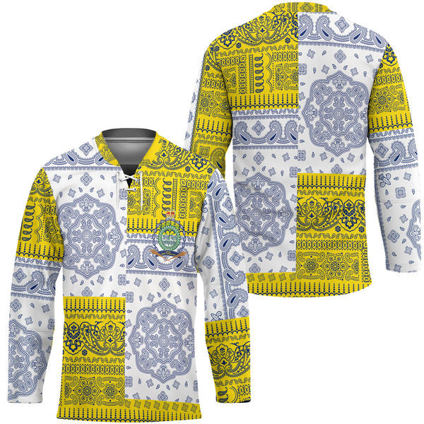 Niue Hockey Jersey Flag And Paisley Basic Style 1