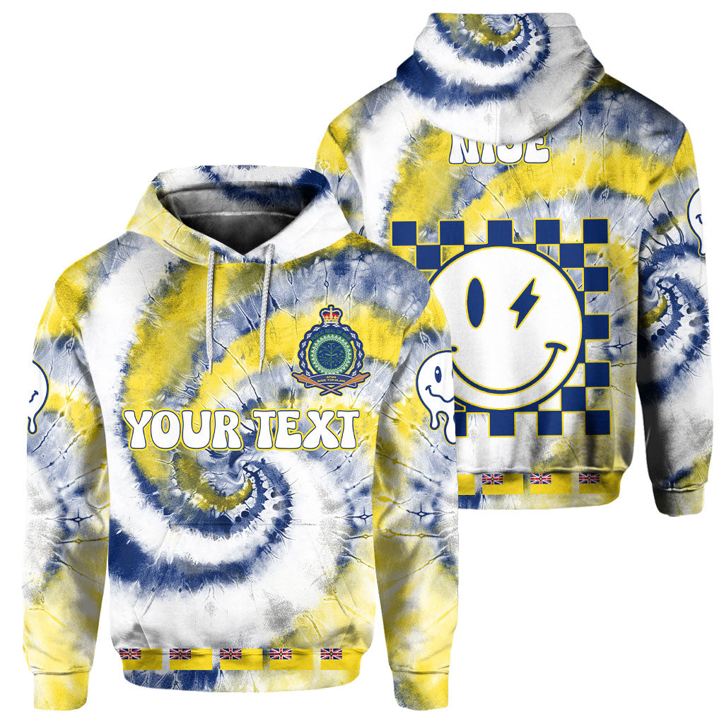 Niue Hoodie Custom Tie Dye Style 1