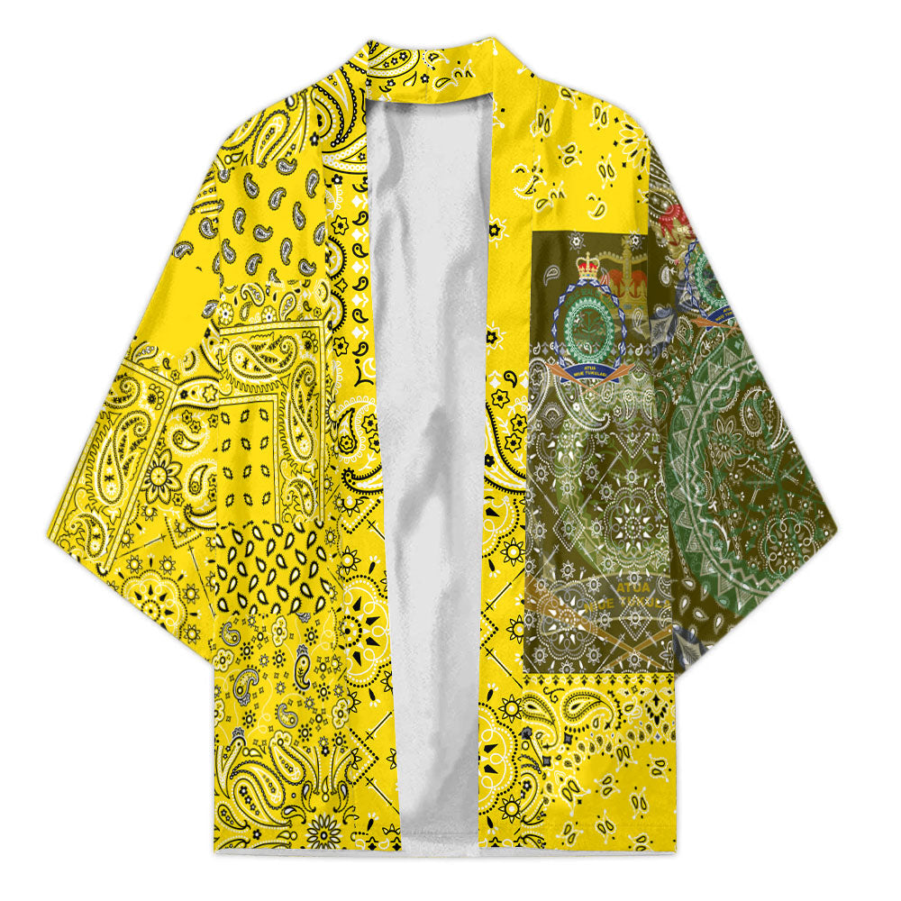 Niue Kimono Paisley Flag And Skull Style 1