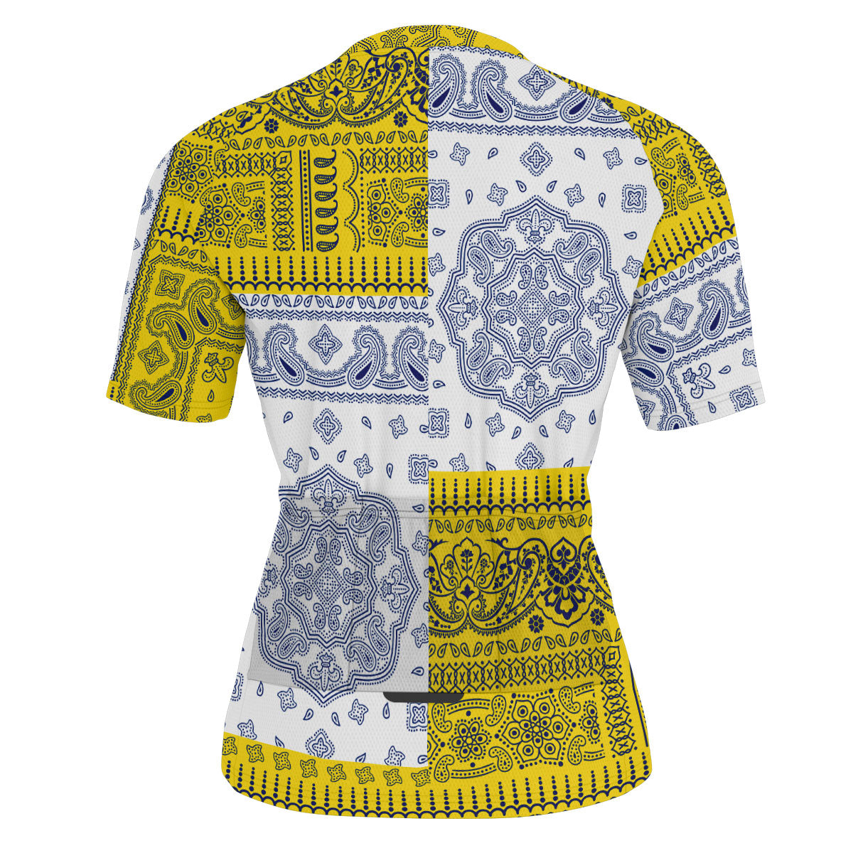 Niue Men Cycling Jersey Flag And Paisley Basic Style 3