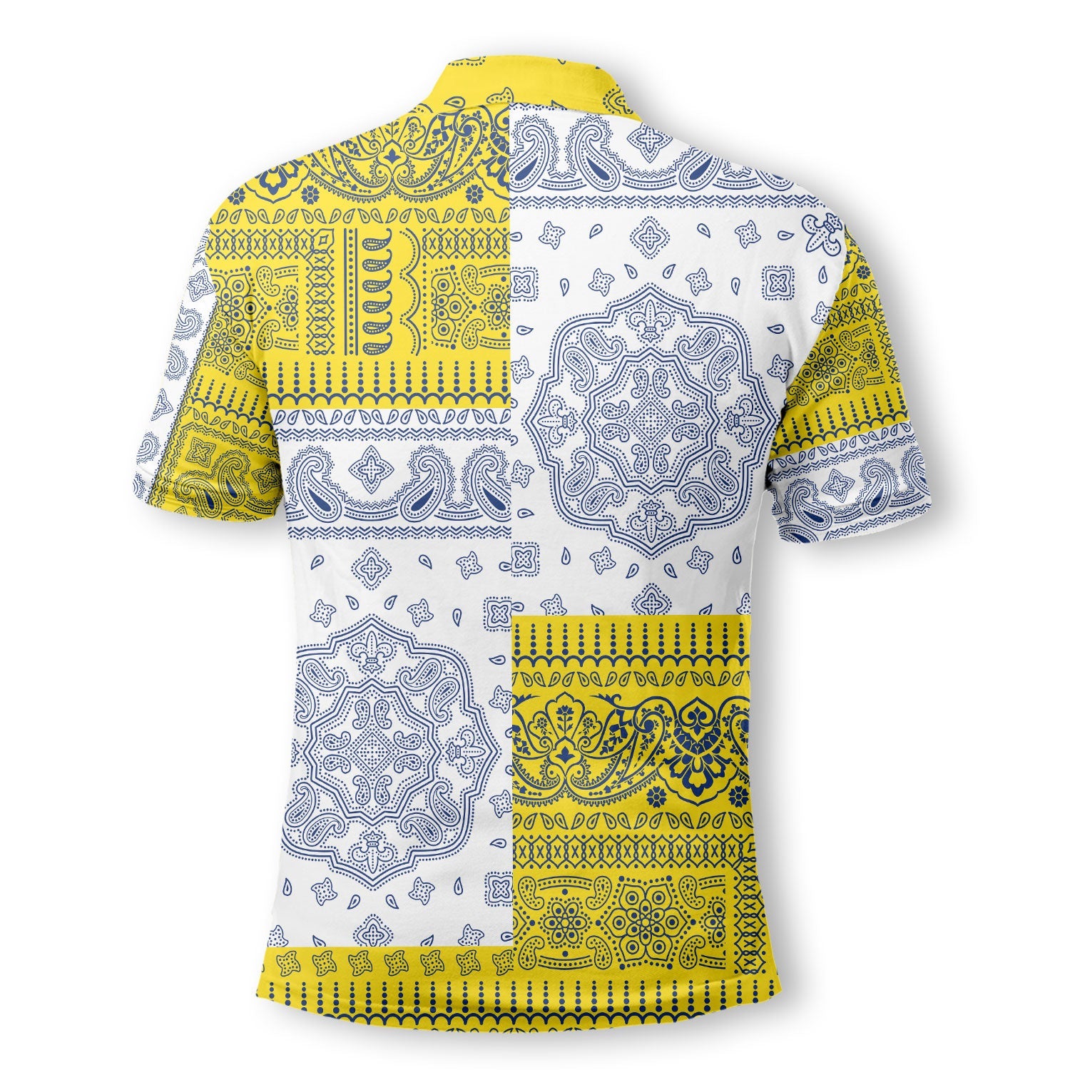 Niue Polo Shirt Flag And Paisley Basic Style 3