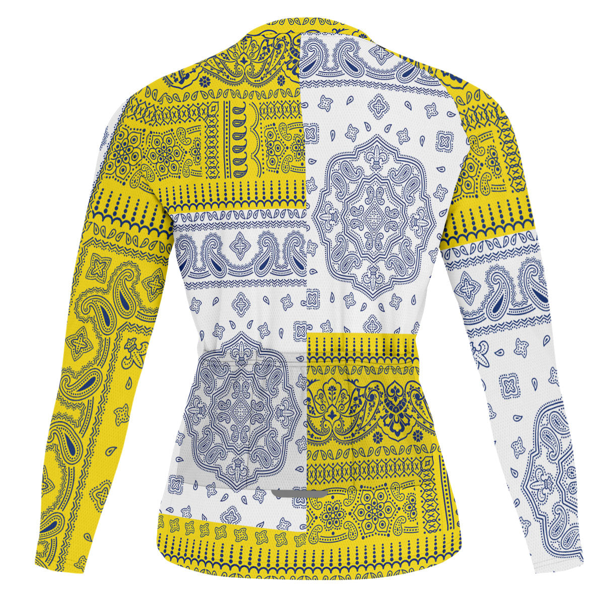 Niue Raglan Men Cycling Jersey Long Sleeve Flag And Paisley Basic Style 3