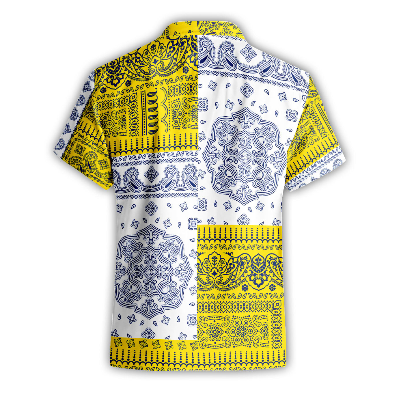 Niue Short Sleeve Shirt Flag And Paisley Basic Style 3