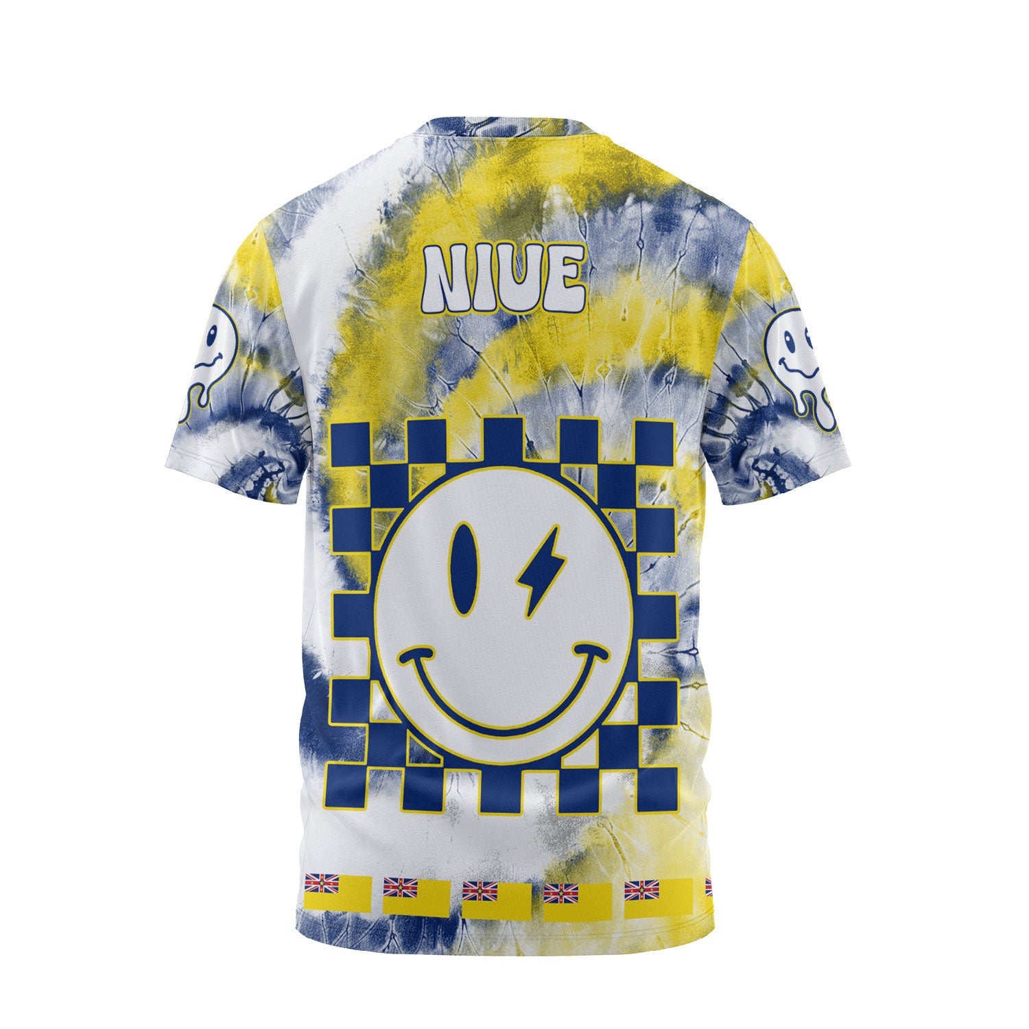 Niue T Shirt Custom Tie Dye Style 2