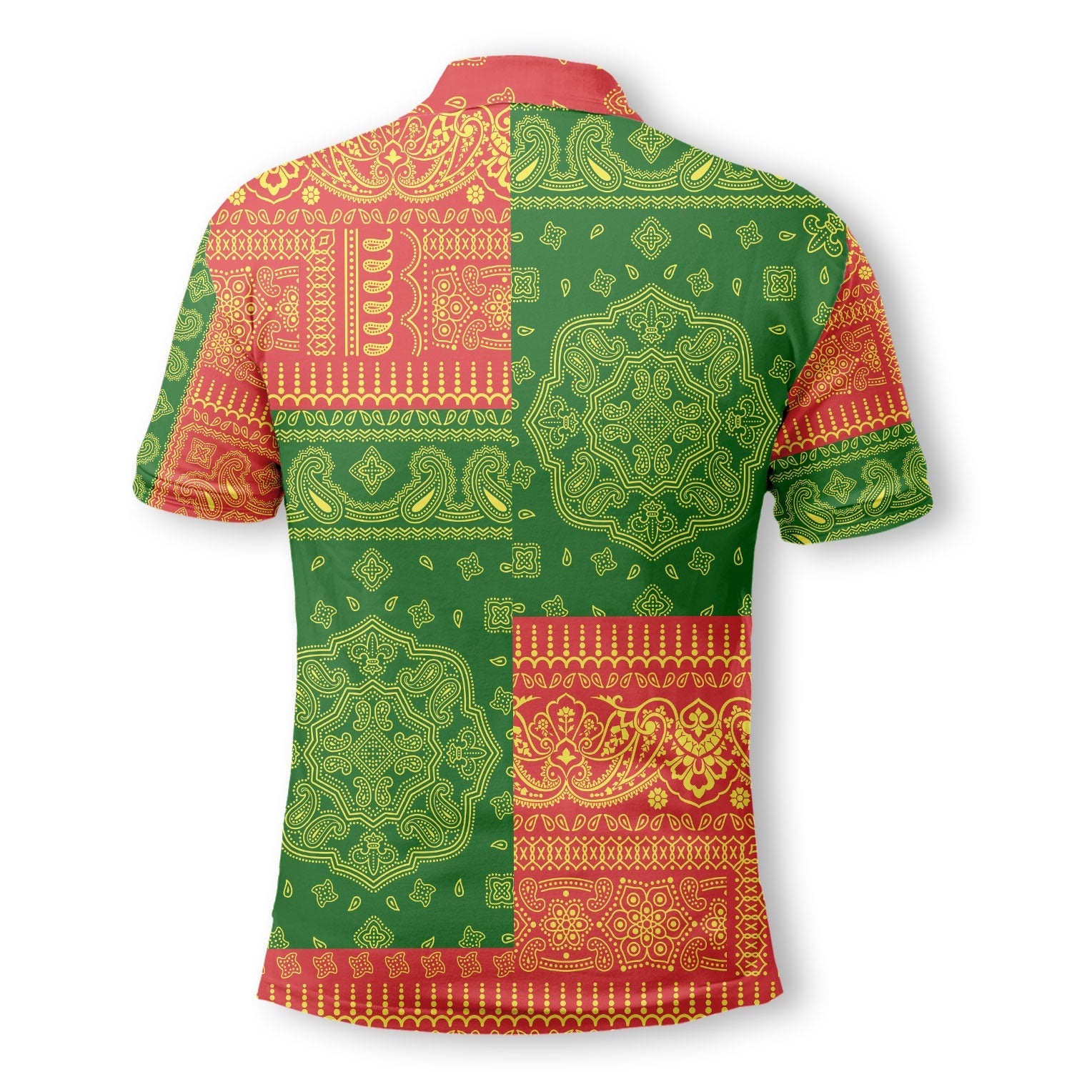 North Macedonia Polo Shirt Flag And Paisley Basic Style 3