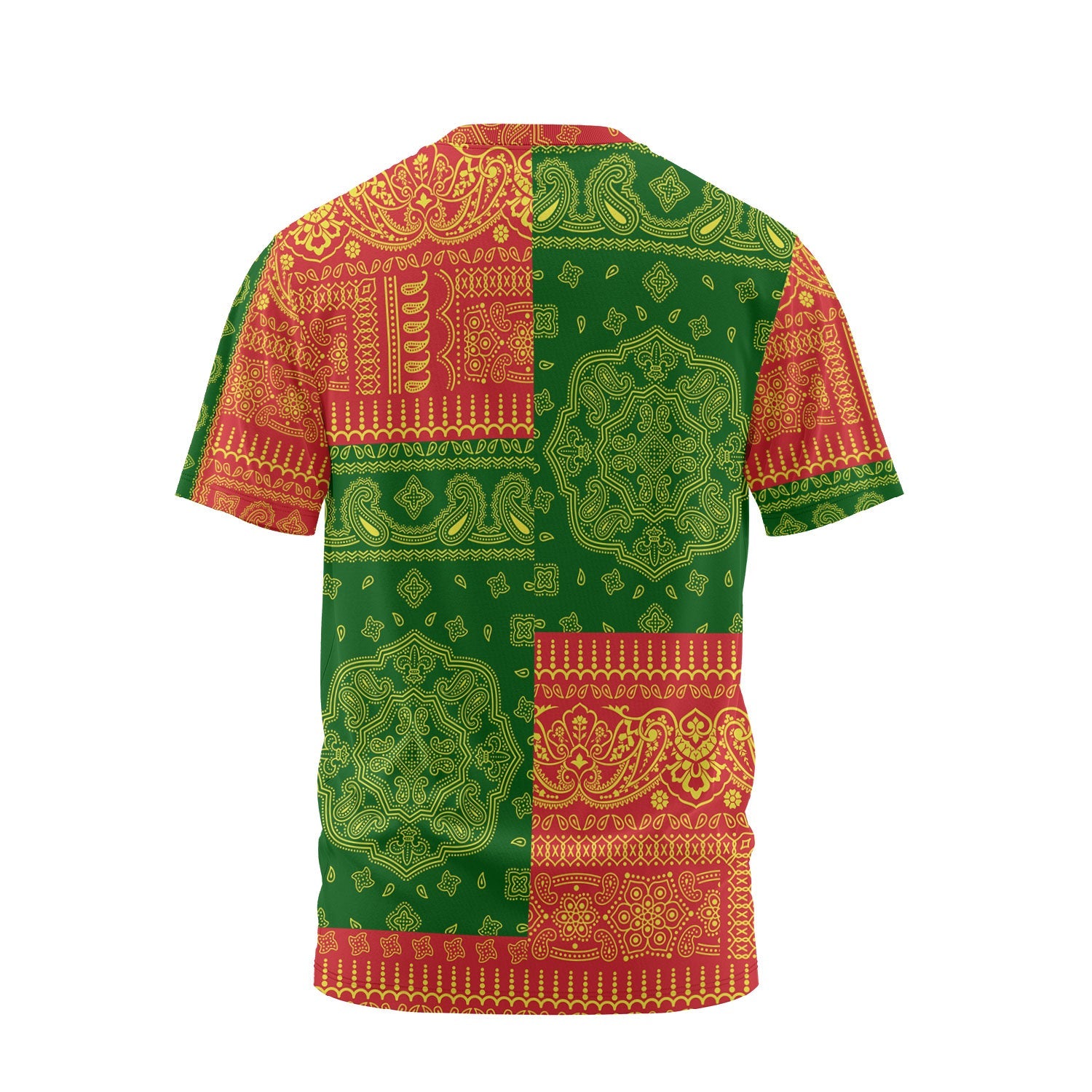 North Macedonia T Shirt Flag And Paisley Basic Style 3