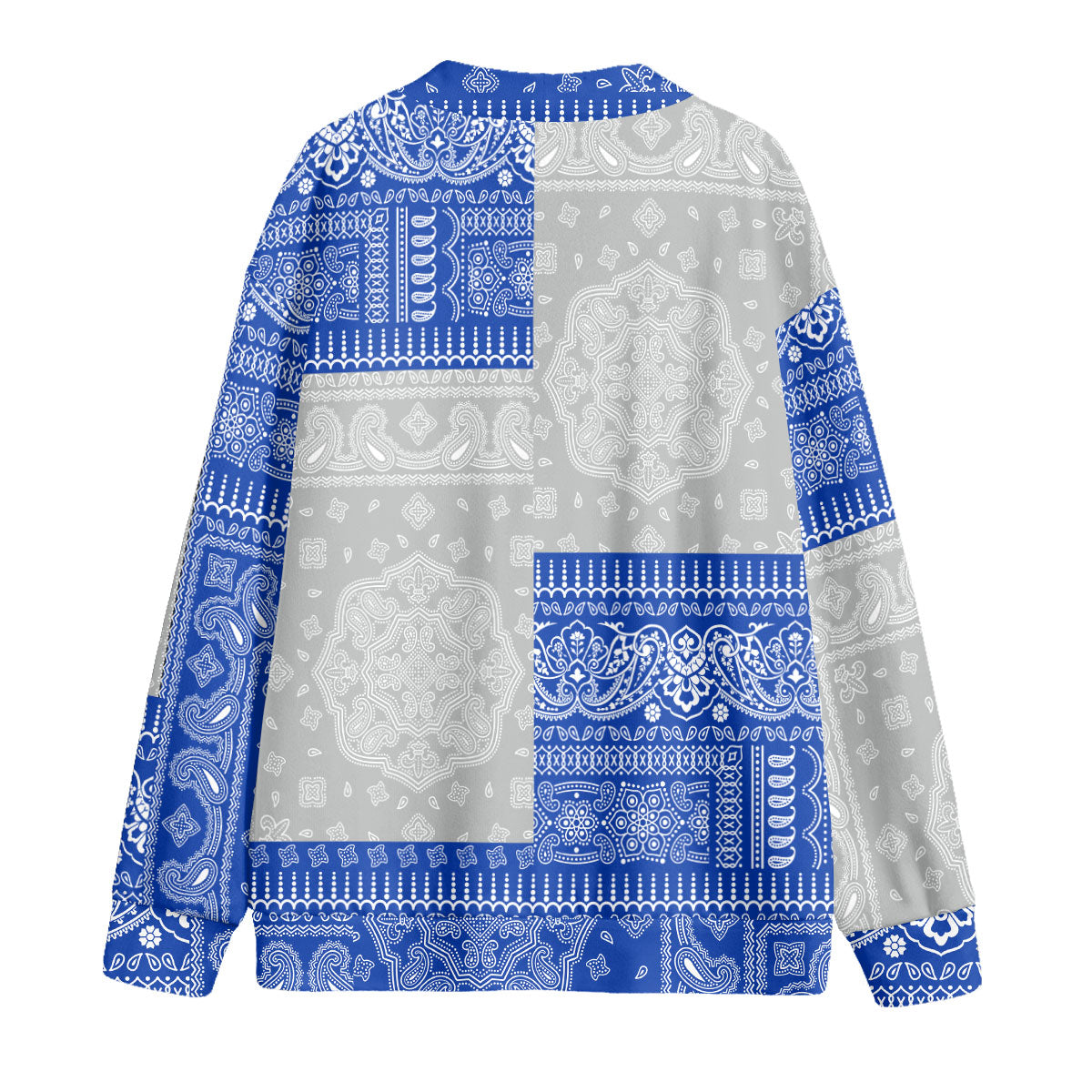 Northern Mariana Islands Fleece Cardigan Flag And Paisley Basic Style 2