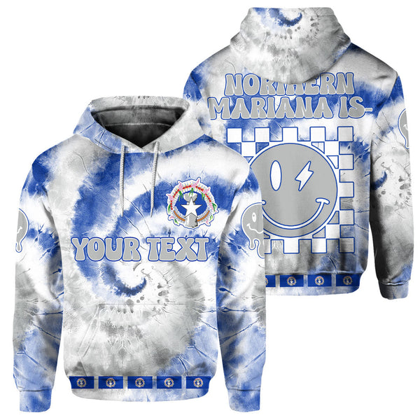 Northern Mariana Islands Hoodie Custom Tie Dye Style 1