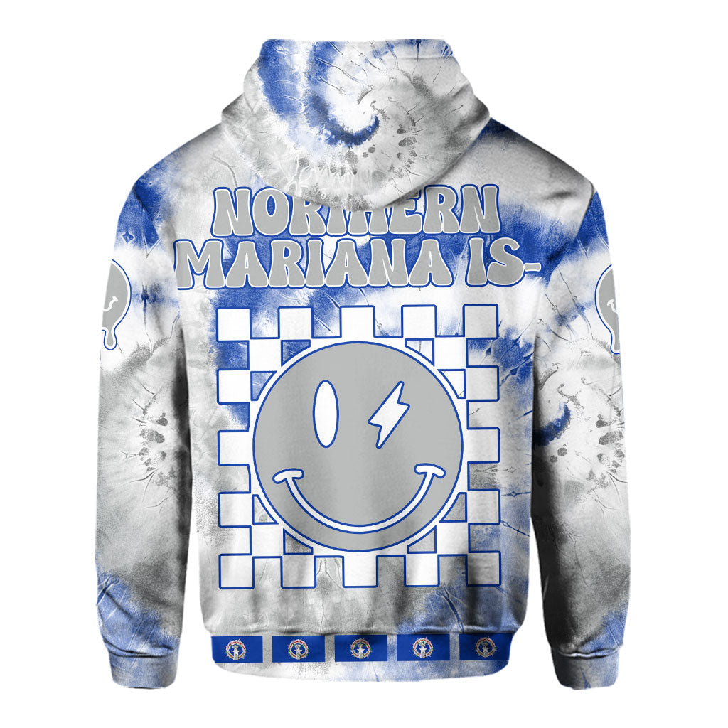 Northern Mariana Islands Hoodie Custom Tie Dye Style 3