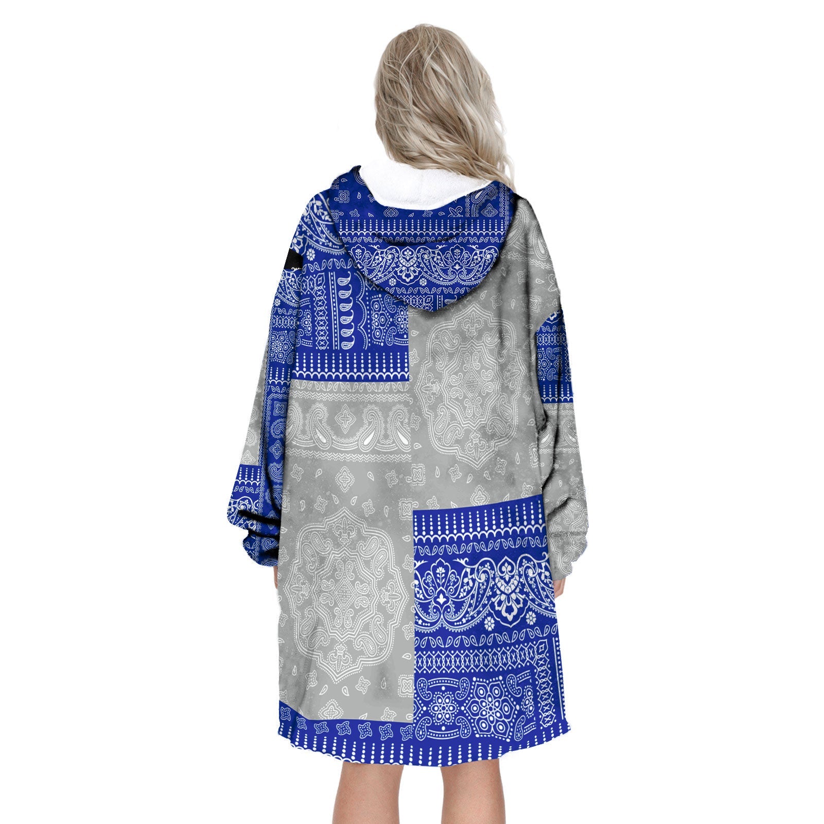 Northern Mariana Islands Hoodie Blanket Flag And Paisley Basic Style 3