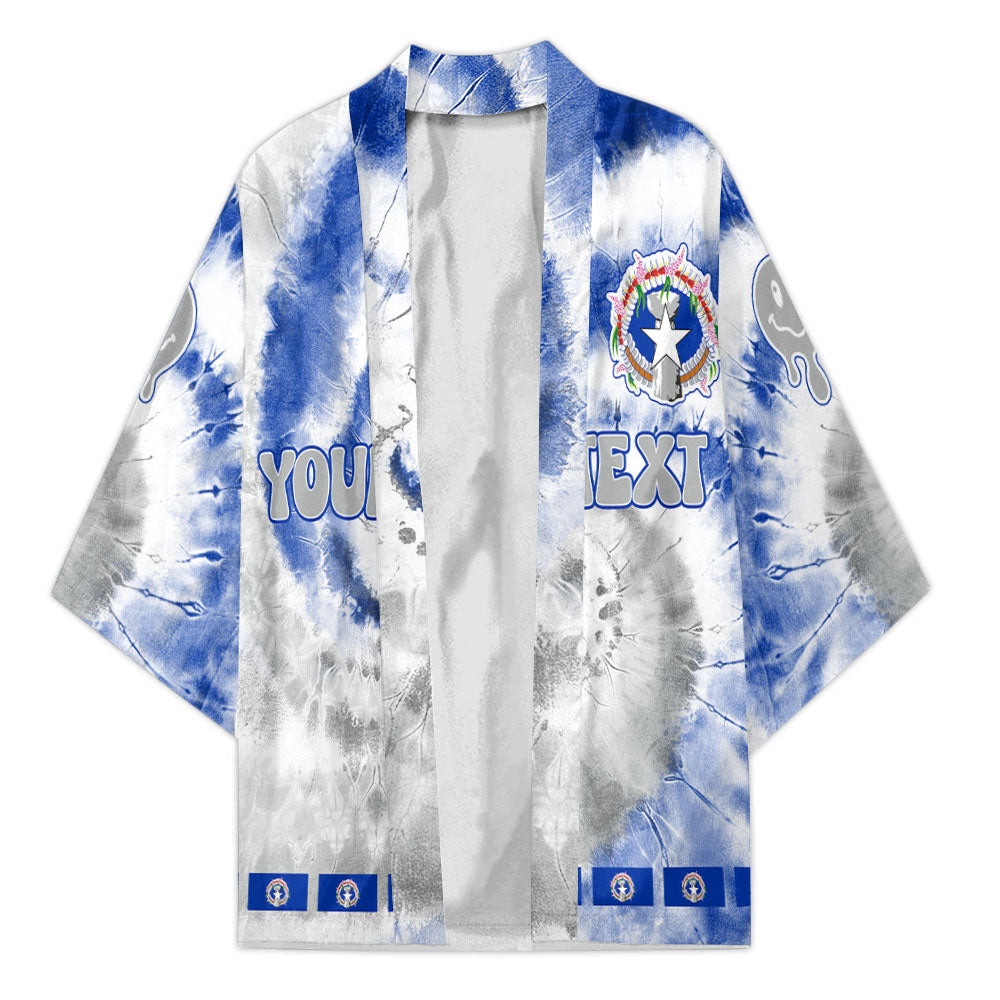 Northern Mariana Islands Kimono Custom Tie Dye Style 1