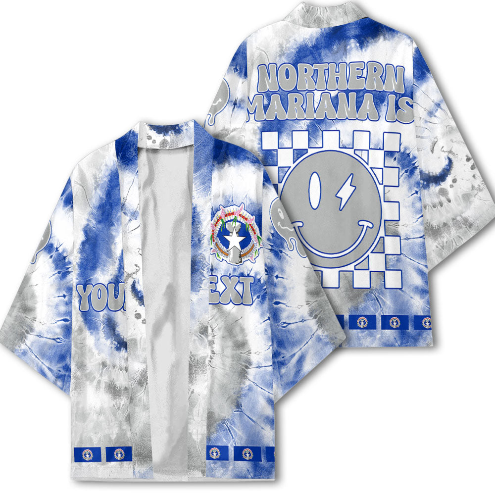 Northern Mariana Islands Kimono Custom Tie Dye Style 2