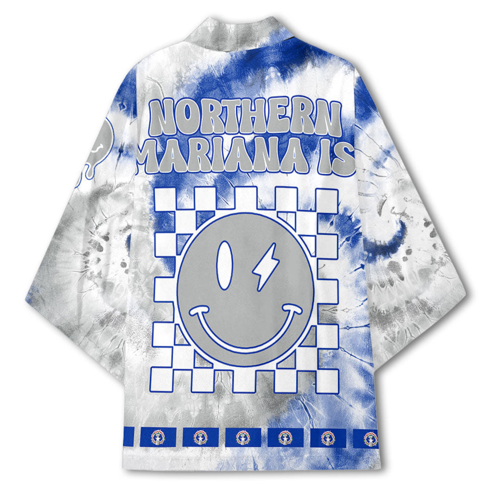 Northern Mariana Islands Kimono Custom Tie Dye Style 3