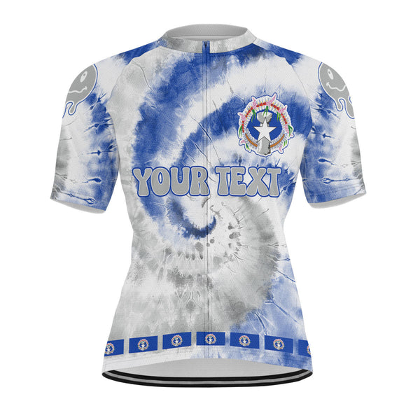 Northern Mariana Islands Men Cycling Jersey Custom Tie Dye Style 1