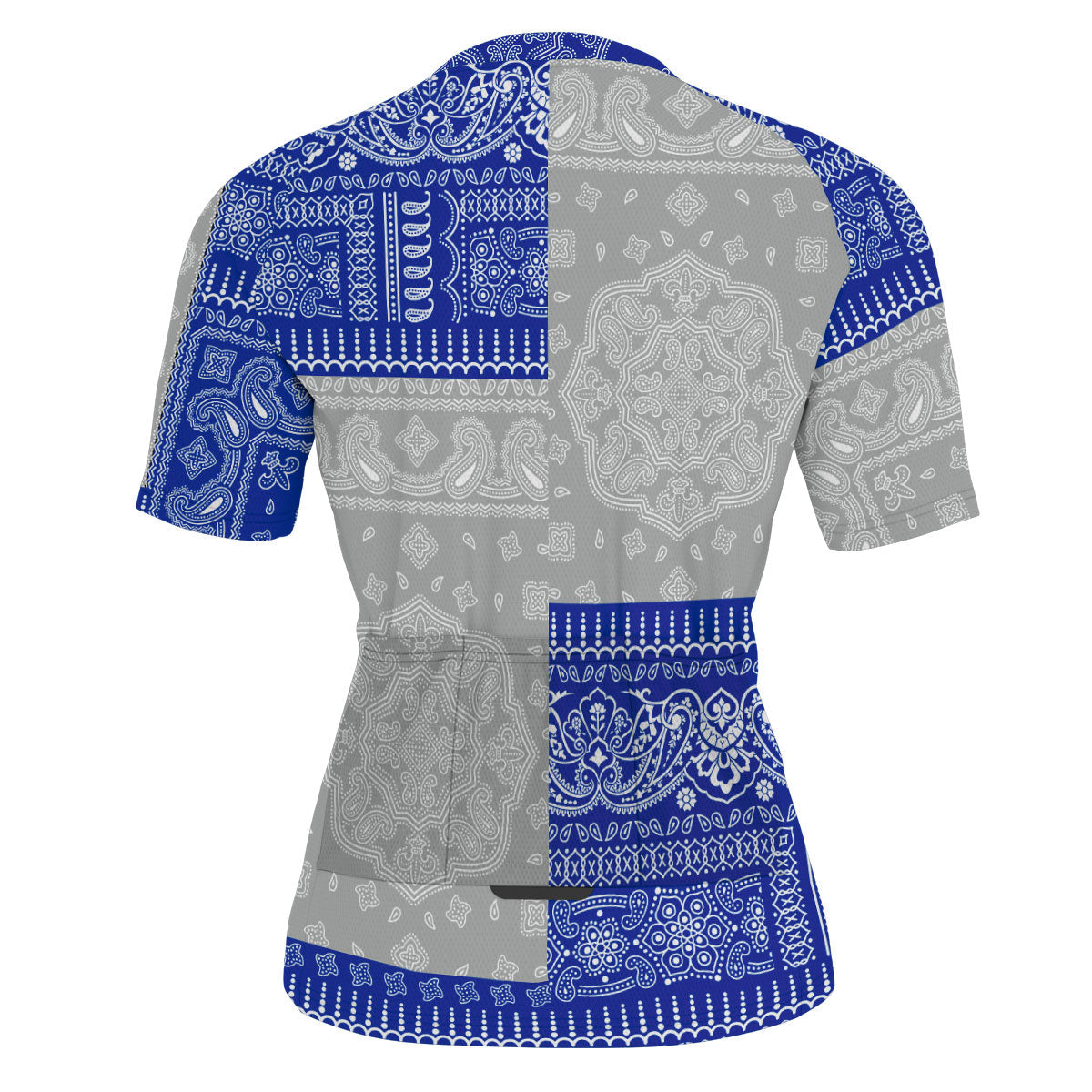 Northern Mariana Islands Men Cycling Jersey Flag And Paisley Basic Style 3