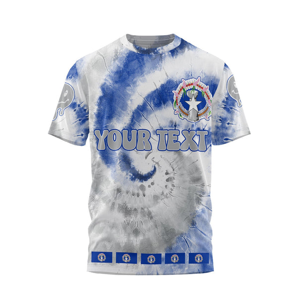 Northern Mariana Islands T Shirt Custom Tie Dye Style 1