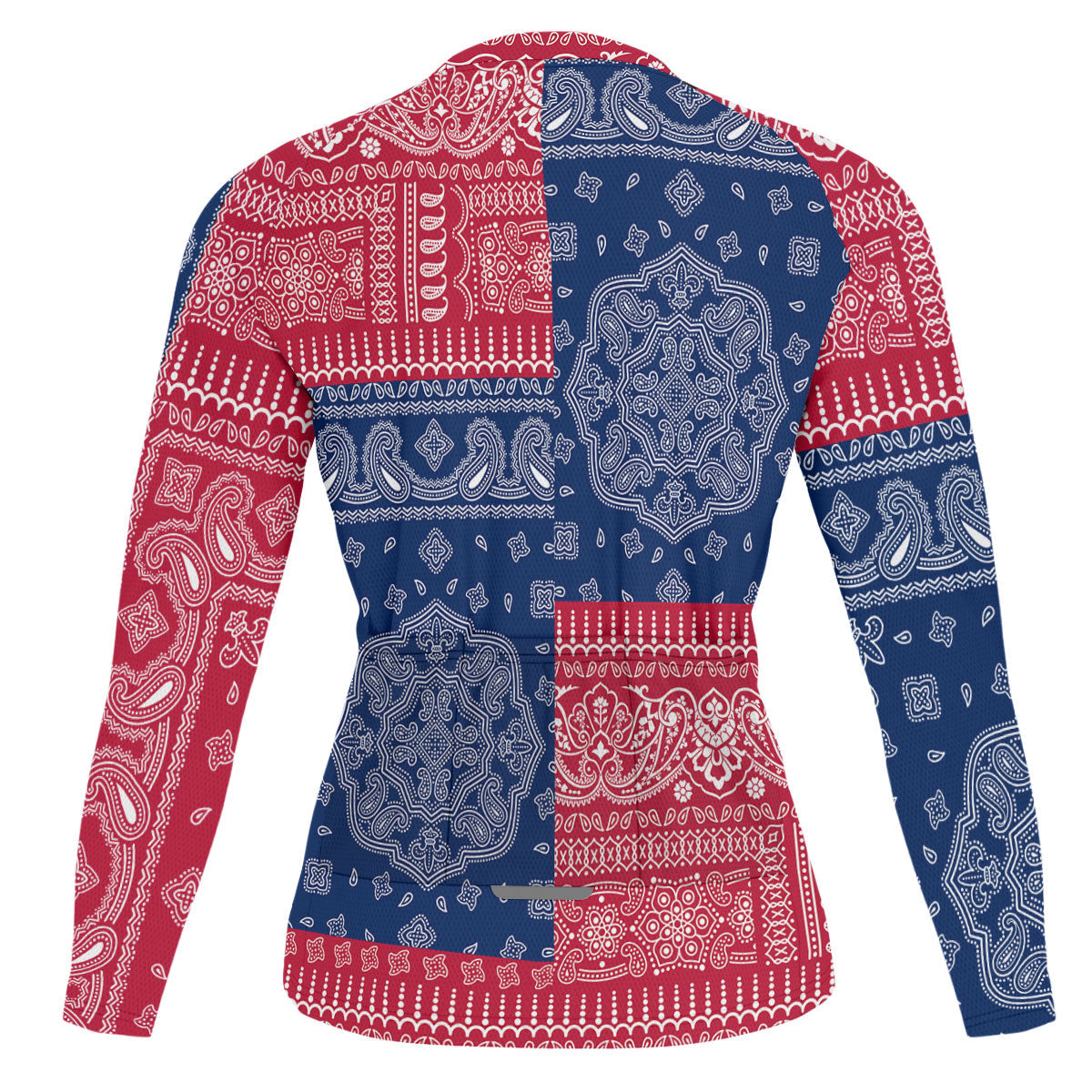 Norway Raglan Men Cycling Jersey Long Sleeve Flag And Paisley Basic Style 2