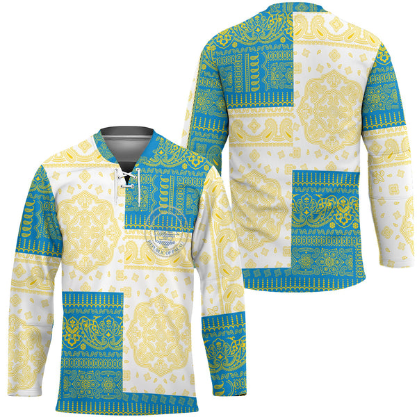 Palau Hockey Jersey Flag And Paisley Basic Style 1