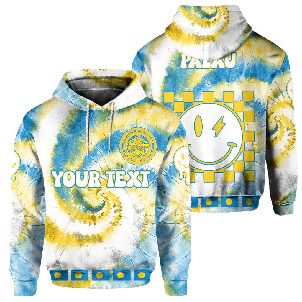 Palau Hoodie Custom Tie Dye Style 1