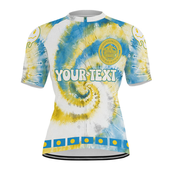 Palau Men Cycling Jersey Custom Tie Dye Style 1