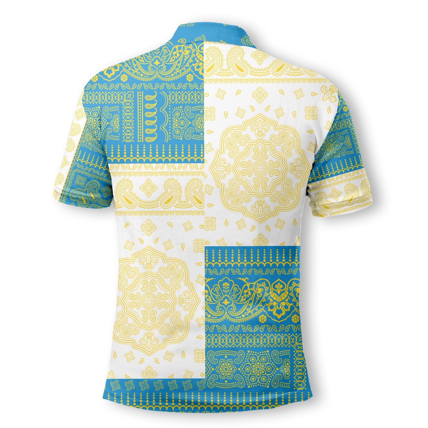 Palau Polo Shirt Flag And Paisley Basic Style 3