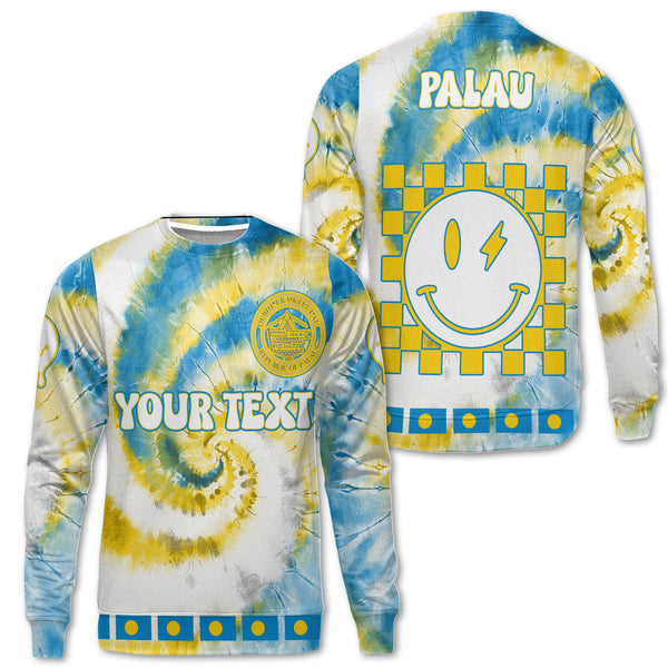 Palau Sweatshirt Custom Tie Dye Style 1