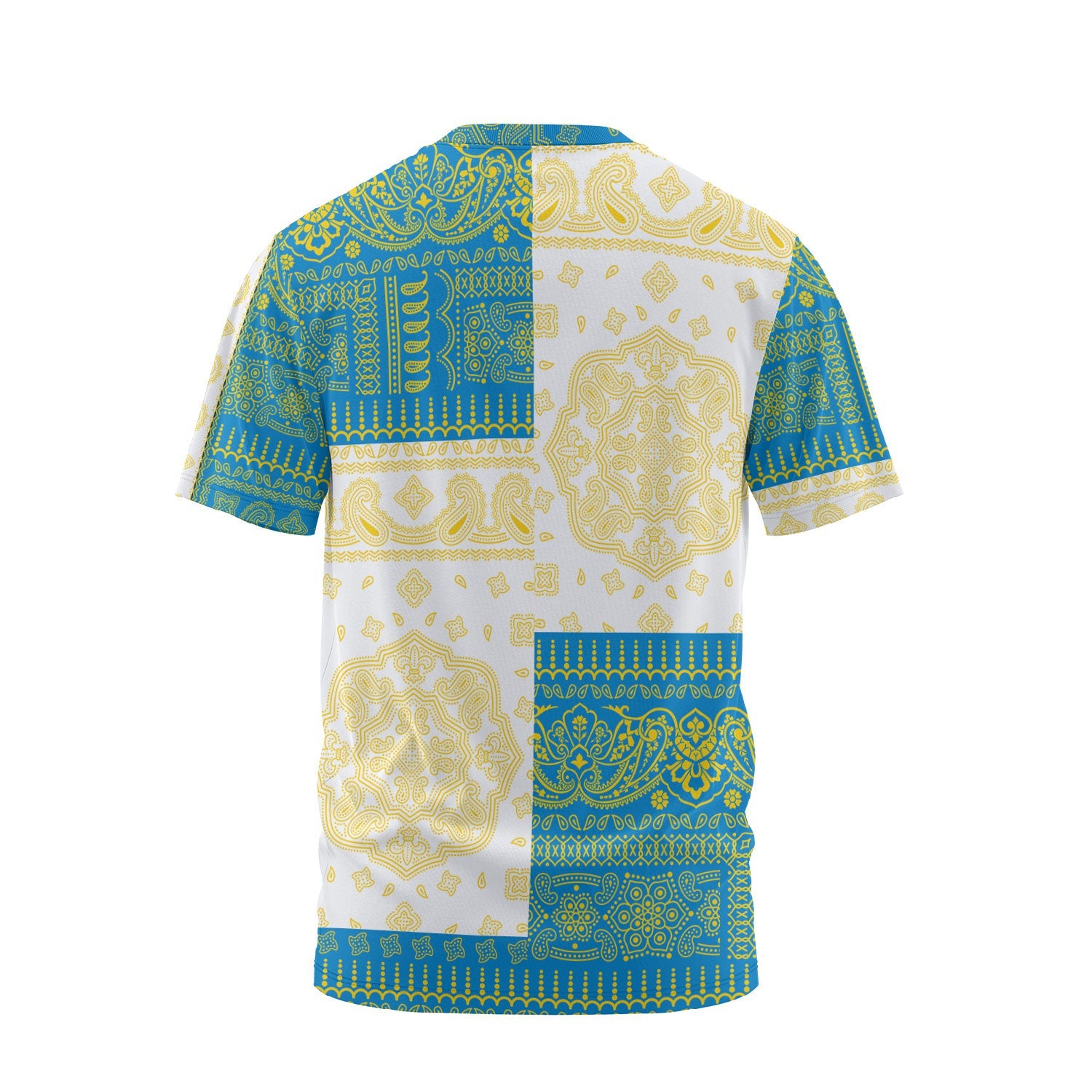 Palau T Shirt Flag And Paisley Basic Style 3