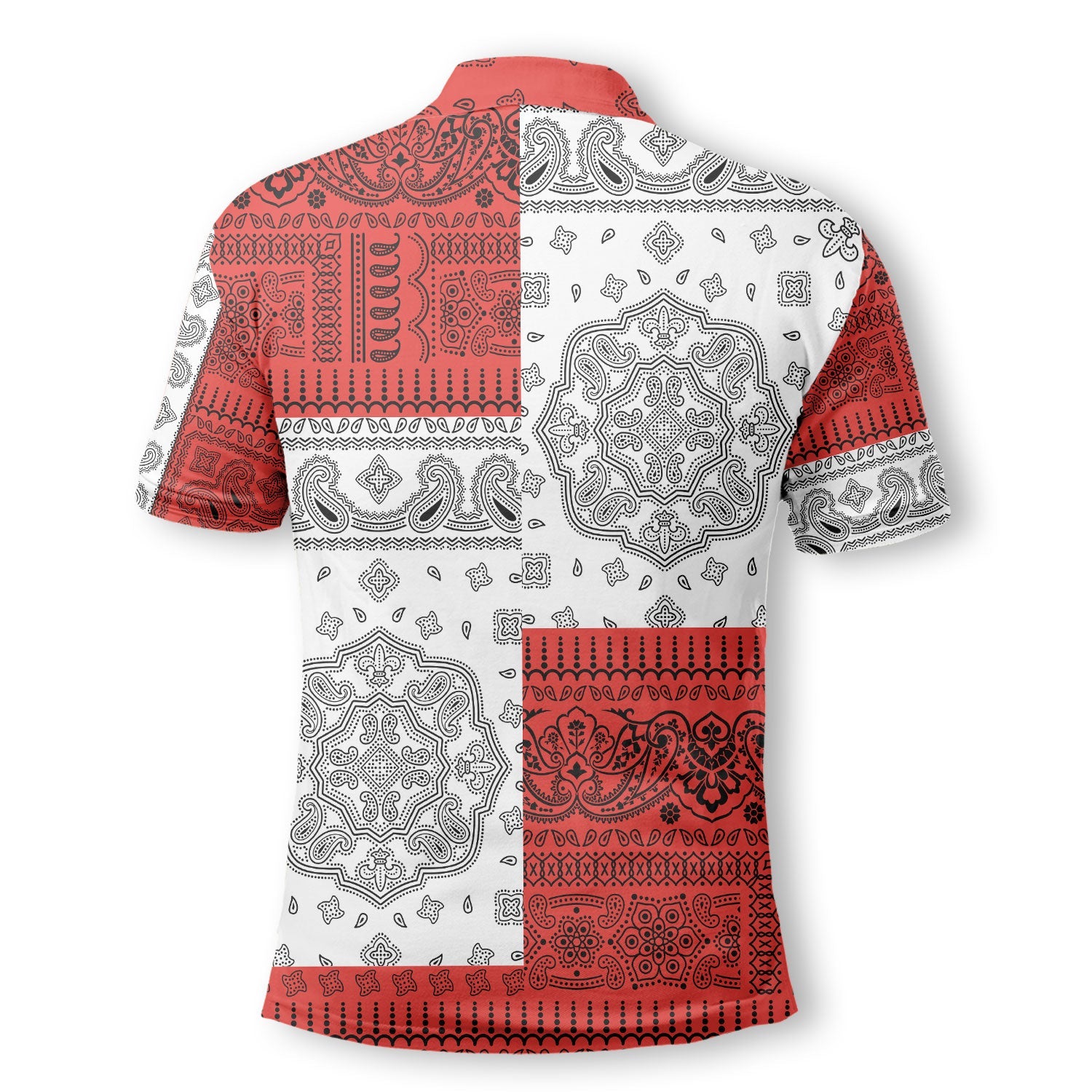 Palestine Polo Shirt Flag And Paisley Basic Style 3