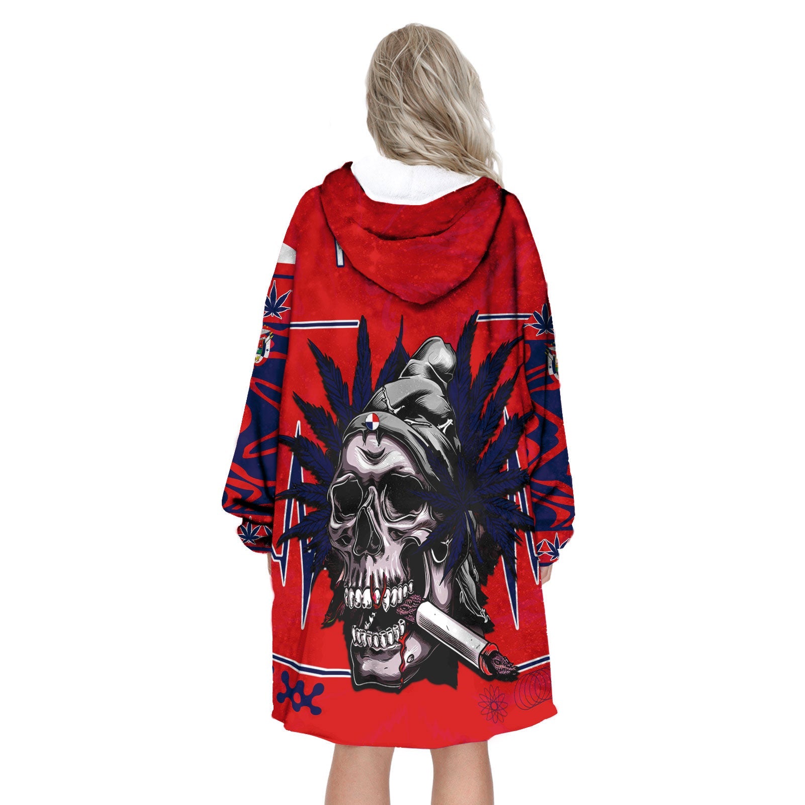 Panama Snug Hoodie Flag & Coat Of Arms Marijuanas Style